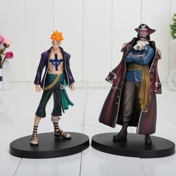 boys toys 2pcs/set japanese anime cartoon figure doll one piece marco vs gol.d.roger pvc action figures toy approx 17cm/6.7inch 
boys toys 2pcs/set japanese anime cartoon figure doll one piece marco vs gol.d.roger pvc action figures toy approx 17cm/6.7inch