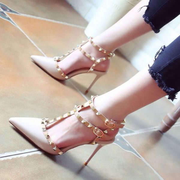 2018 womens slingbacks designer gladiator sandals women rivet shoes black red nude white luxury brand sexy extreme high heels pump
2018 womens slingbacks designer gladiator sandals women rivet shoes black red nude white luxury brand sexy extreme high heels pump