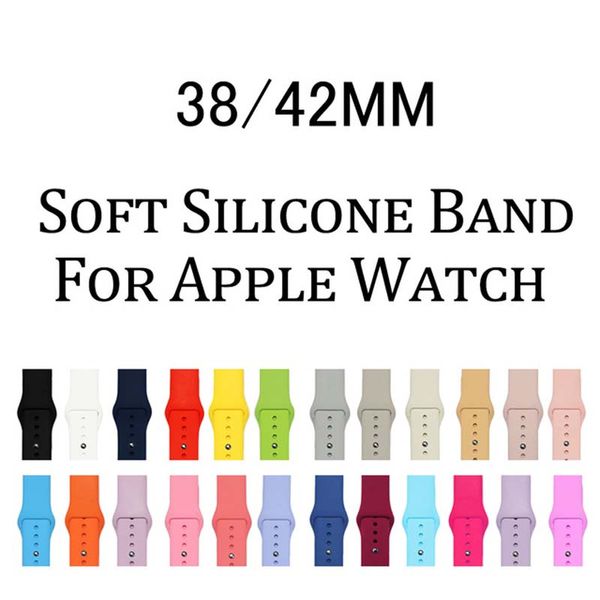 band strap 42mm 38mm sport silicone watchband replaceable bracelet strap series 1 / 2 / 3 watchstrap, Black;brown
band strap 42mm 38mm sport silicone watchband replaceable bracelet strap series 1 / 2 / 3 watchstrap, Black;brown