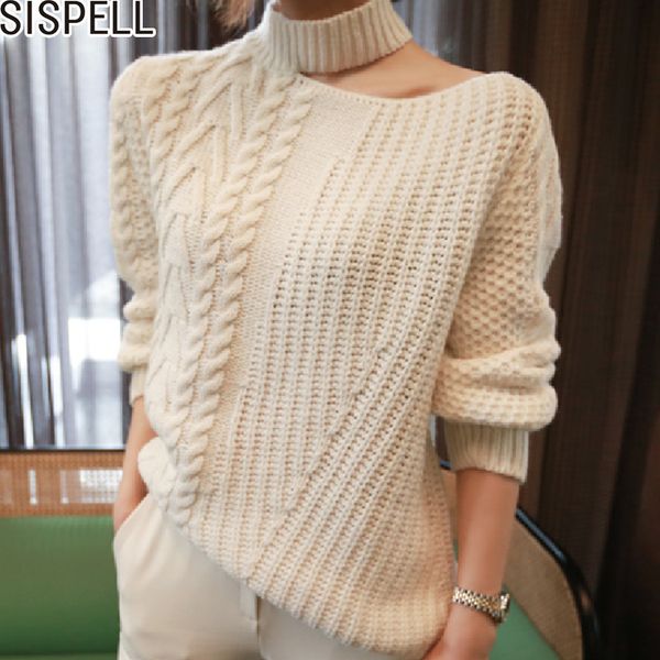 wholesale-sispell off shoulder sweater for women turtleneck long sleeve female pullovers 2017 winter loose clothes fashion new, White;black
wholesale-sispell off shoulder sweater for women turtleneck long sleeve female pullovers 2017 winter loose clothes fashion new, White;black