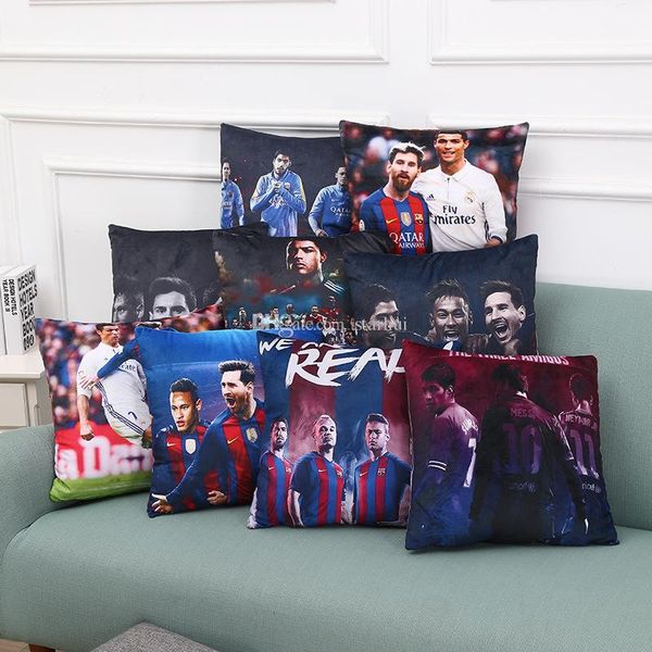two-color real madrid messi football pillow case personality square cushion sofa car livingroom bedroom pillow covers 45*45cm wx-p20
two-color real madrid messi football pillow case personality square cushion sofa car livingroom bedroom pillow covers 45*45cm wx-p20
