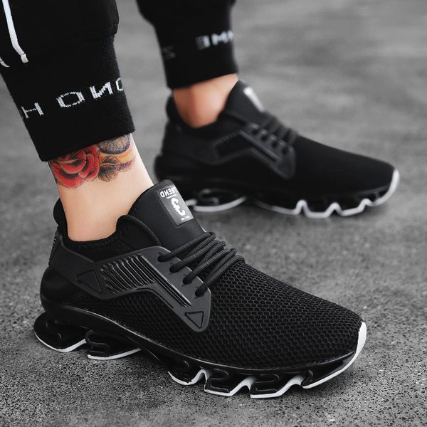 men's fashion breathable shoes top comfortable trainers sneakers casual krasovki footwear male adult man plus big size 13, Black
men's fashion breathable shoes top comfortable trainers sneakers casual krasovki footwear male adult man plus big size 13, Black