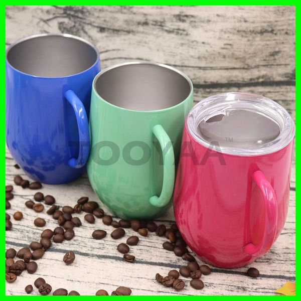 12oz stainless steel coffee cups wine glass with handle fashion egg shaped wine glasses travel beer bottles mugs tumblers with lid
12oz stainless steel coffee cups wine glass with handle fashion egg shaped wine glasses travel beer bottles mugs tumblers with lid
