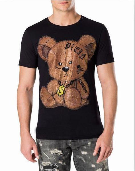 Men high fa hion cartoon bear printed brand de igner 2018 diamond t hirt ring kull funny t hirt men ca ual bead tee hirt men d30
Men high fa hion cartoon bear printed brand de igner 2018 diamond t hirt ring kull funny t hirt men ca ual bead tee hirt men d30