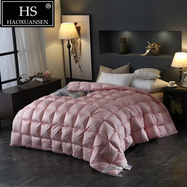 hs filling power 800 high density cotton polyester blending pink fabric down quilt king queen size duvet winter blanket
hs filling power 800 high density cotton polyester blending pink fabric down quilt king queen size duvet winter blanket