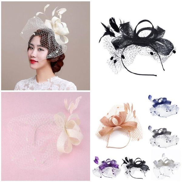 fashion women fascinator cambric headdress vintage lady cocktail hat french veiling wedding party bridal hair accessorie new
fashion women fascinator cambric headdress vintage lady cocktail hat french veiling wedding party bridal hair accessorie new