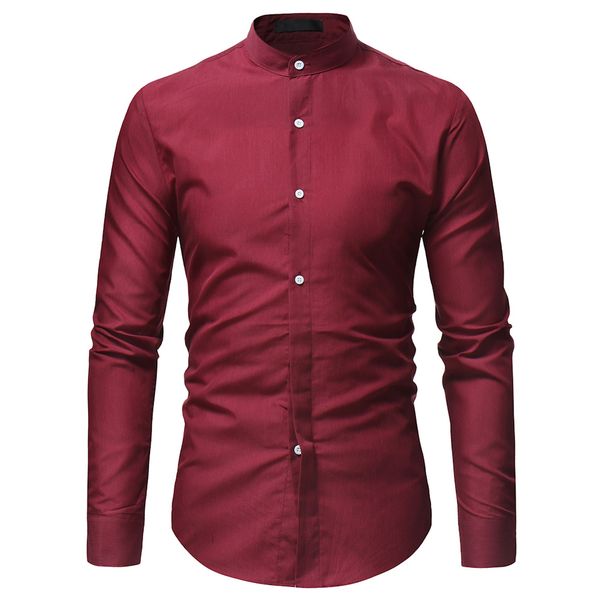 jst873-js251 2018 fashion casual solid mandarin collar long sleeve dress shirt slim fit social business chemise plus white black
jst873-js251 2018 fashion casual solid mandarin collar long sleeve dress shirt slim fit social business chemise plus white black