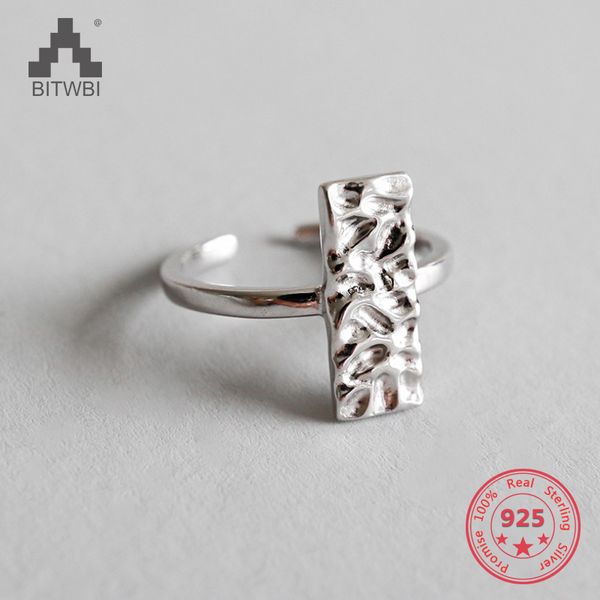 authentic 925 sterling silver rings for women irregular rectangle open cuff adjustable finger ring fine jewelry, Golden;silver
authentic 925 sterling silver rings for women irregular rectangle open cuff adjustable finger ring fine jewelry, Golden;silver