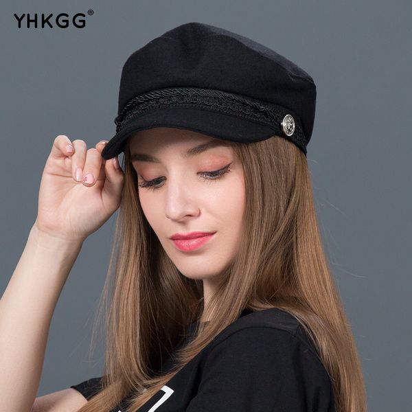 yhkgg spring 2018 vintage hats women new fashion hat gorras planas snapback caps female casquette sun hat octagonal cap, Blue;gray
yhkgg spring 2018 vintage hats women new fashion hat gorras planas snapback caps female casquette sun hat octagonal cap, Blue;gray