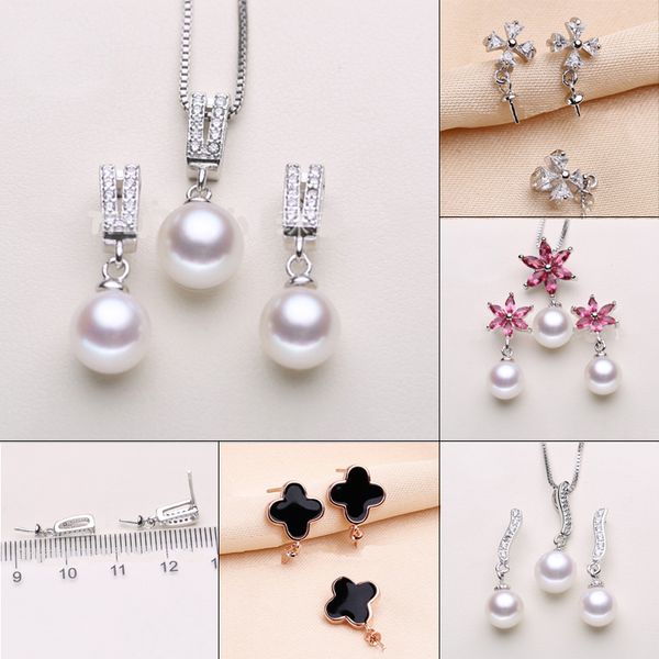 Pearl Necklace Settings Sliver Necklace Earrings Set Settings DIY Accessories Jewelry Settings for Women 5 Styles
Pearl Necklace Settings Sliver Necklace Earrings Set Settings DIY Accessories Jewelry Settings for Women 5 Styles