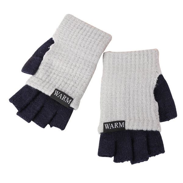women' woolen half finger gloves male winter warm thicken 2018 fashion korean knitting wrist mittens, Blue;gray
women' woolen half finger gloves male winter warm thicken 2018 fashion korean knitting wrist mittens, Blue;gray