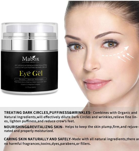 authentic mabox new product slight eye cream gel eye bags remove black eye moisturizing