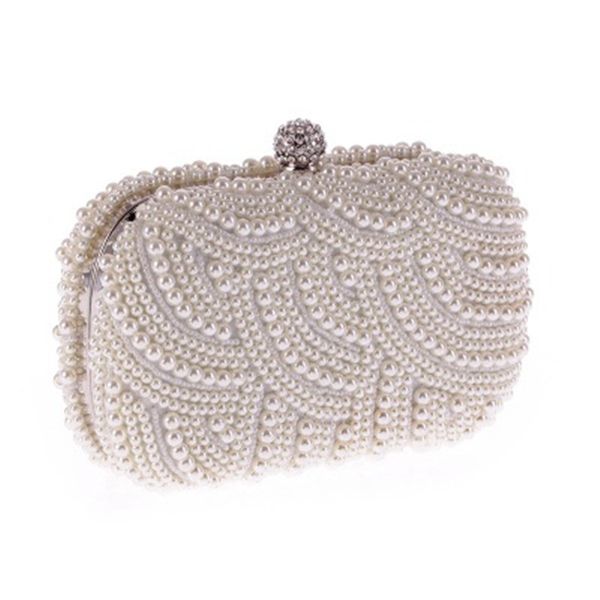 100% hand made luxury pearl clutch bags women purse diamond chain white evening bags for party wedding black bolsa feminina
100% hand made luxury pearl clutch bags women purse diamond chain white evening bags for party wedding black bolsa feminina