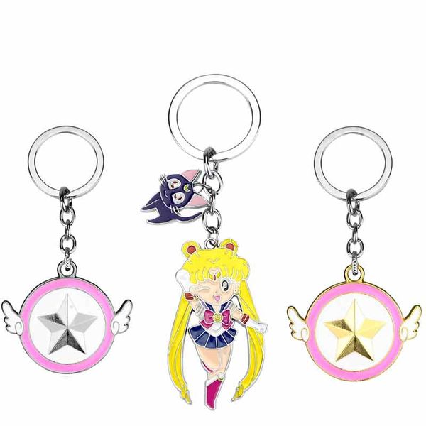 cute sailor moon figure toys cat model pendent keychain keyring cosplay gift for fans cartoon kids anime jewelry, Silver
cute sailor moon figure toys cat model pendent keychain keyring cosplay gift for fans cartoon kids anime jewelry, Silver