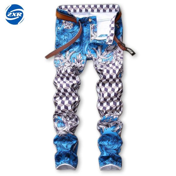 straight stretch jeans pants nightclubs singers white biker jeans printed pants tight denim printed new fashion men's, Blue
straight stretch jeans pants nightclubs singers white biker jeans printed pants tight denim printed new fashion men's, Blue