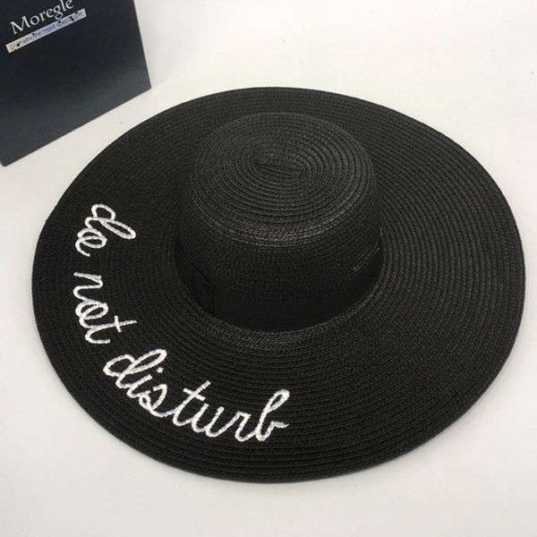 aikoar 2018 summer large brim sun hats womens fashion sequins letter do not disturb embroidery foldable hat bohemia beach fedora, Blue;gray
aikoar 2018 summer large brim sun hats womens fashion sequins letter do not disturb embroidery foldable hat bohemia beach fedora, Blue;gray