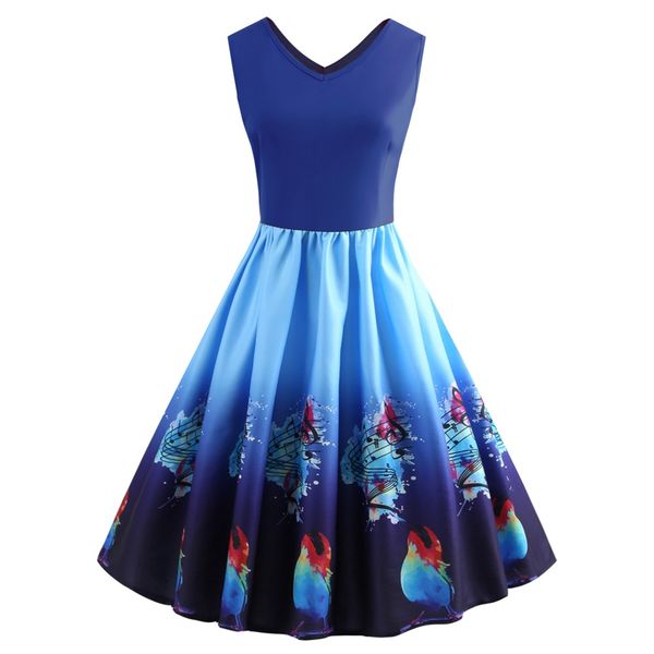 women's clothing summer fashion plus size blue casual dresses for womens hepburn wind sleeveless vintage prom dress expansion full skir, Black;gray
women's clothing summer fashion plus size blue casual dresses for womens hepburn wind sleeveless vintage prom dress expansion full skir, Black;gray
