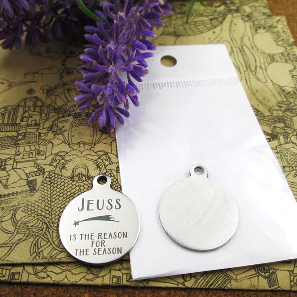 40pcs--"jeuss is the reason for the season"stainless steel charms more style for choosing diy charms pendants for necklace, Bronze;silver
40pcs--"jeuss is the reason for the season"stainless steel charms more style for choosing diy charms pendants for necklace, Bronze;silver