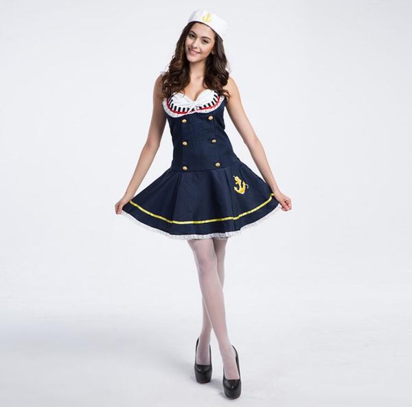 ladies fancy sailors costume navy cosplay costume uniforms temptation navy sailor dress service clothing, Black;red
ladies fancy sailors costume navy cosplay costume uniforms temptation navy sailor dress service clothing, Black;red
