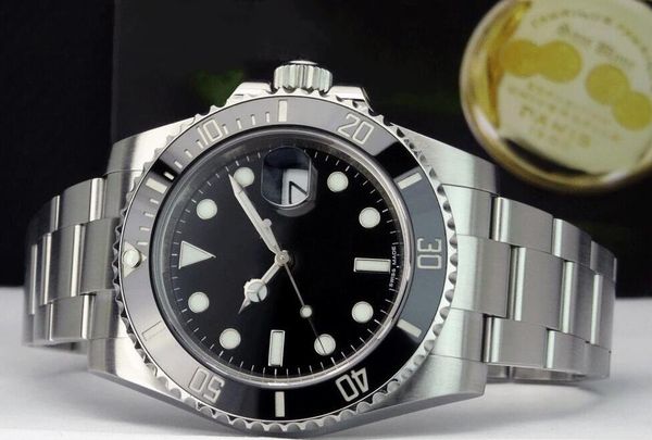 luxury stainless steel wristwatches black dial ceramic bezel sapphire glass 40mm 116610ln 116610 asia 2813 automatic mechanical mens watches, Slivery;brown
luxury stainless steel wristwatches black dial ceramic bezel sapphire glass 40mm 116610ln 116610 asia 2813 automatic mechanical mens watches, Slivery;brown