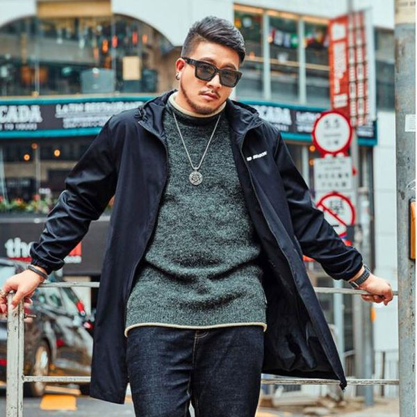 2018 gxxh tide brand large size xxl-6xl 7xl windbreaker autumn men's long hooded jacket korean version of the trend loose coat, Tan;black
2018 gxxh tide brand large size xxl-6xl 7xl windbreaker autumn men's long hooded jacket korean version of the trend loose coat, Tan;black