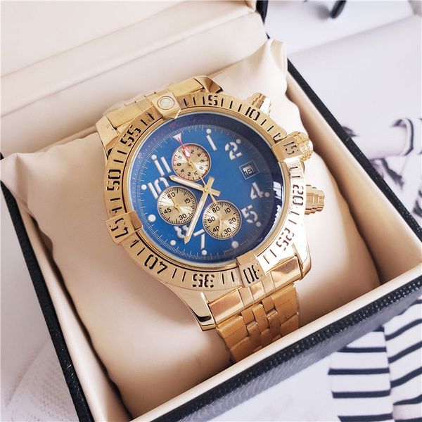New luxury brand tainle teel men watch avenger gold full function peedway chronograph gent wri twatch all ub work quartz watche
New luxury brand tainle teel men watch avenger gold full function peedway chronograph gent wri twatch all ub work quartz watche