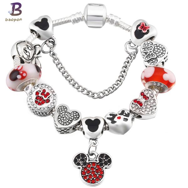 baopon a variety of design charm bracelet with enamel beads women&child glass bracelet fit women jewelry, Black
baopon a variety of design charm bracelet with enamel beads women&child glass bracelet fit women jewelry, Black