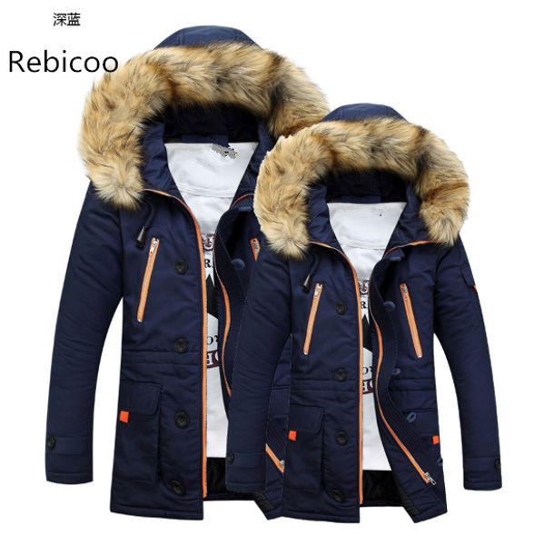 winter jacket men 2018 brand casual warm parka men fashion detachable fur hooded collor thicken man jackets outwears size s-3xl, Black
winter jacket men 2018 brand casual warm parka men fashion detachable fur hooded collor thicken man jackets outwears size s-3xl, Black