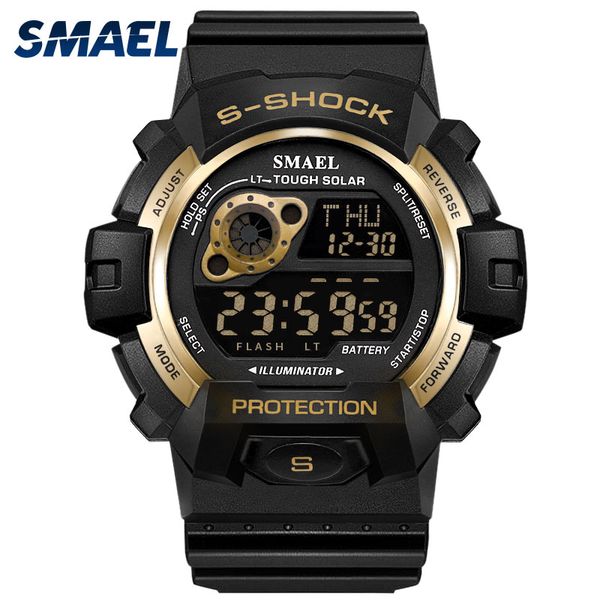 smael digital wristwatches waterproof men oudoor sport watch led display automatic date alarm clock man sport watch green 1446, Slivery;brown
smael digital wristwatches waterproof men oudoor sport watch led display automatic date alarm clock man sport watch green 1446, Slivery;brown