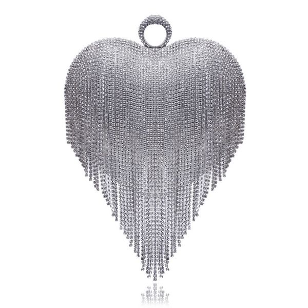 heart design tassel rhinestones women clutches crystal finger ring chain shoulder handbags for party wedding bridal purse
heart design tassel rhinestones women clutches crystal finger ring chain shoulder handbags for party wedding bridal purse