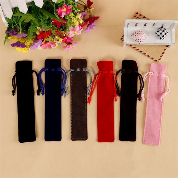5pcs velvet pen pouch holder single pencil bag pen case with rope for rollerball fountain ballpoint cosmetic makeup bag
5pcs velvet pen pouch holder single pencil bag pen case with rope for rollerball fountain ballpoint cosmetic makeup bag