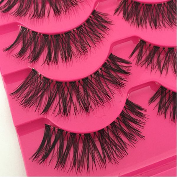 100 pairs new fashion women soft natural long cross fake eye lashes handmade thick false eyelashes extension beauty makeup tools
100 pairs new fashion women soft natural long cross fake eye lashes handmade thick false eyelashes extension beauty makeup tools