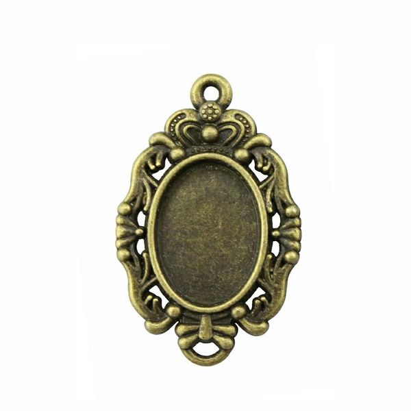 25 pieces cabochon cameo base tray bezel blank wholesale lots bulk retro single side inner size 10x14mm oval cameos and cabochons, Slivery;crystal
25 pieces cabochon cameo base tray bezel blank wholesale lots bulk retro single side inner size 10x14mm oval cameos and cabochons, Slivery;crystal