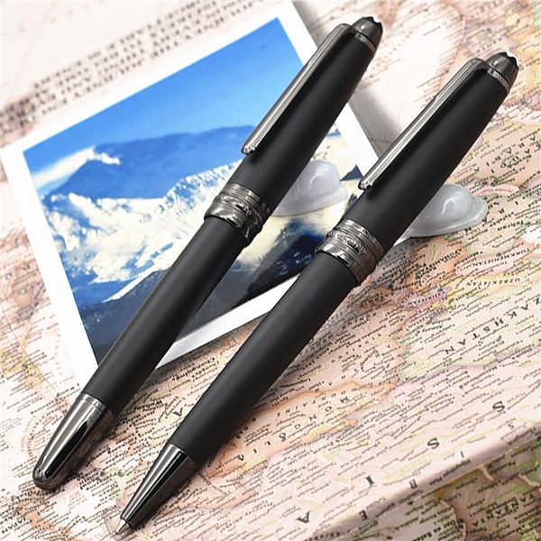 new luxury mb pen brand 163 pen matte black classique roller ball pen / ballpoint pens option blance pens for writing designer pens gift, Blue;orange
new luxury mb pen brand 163 pen matte black classique roller ball pen / ballpoint pens option blance pens for writing designer pens gift, Blue;orange
