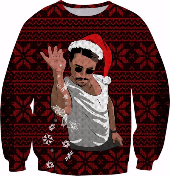 new fashion santa bae white and green 3d print sweats fashion clothing women men sweatshirt casual pullovers k154, Black
new fashion santa bae white and green 3d print sweats fashion clothing women men sweatshirt casual pullovers k154, Black