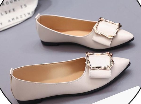 send flat bottom shoes female 2018 new style spring and autumn pointed end single shoes, Black 
send flat bottom shoes female 2018 new style spring and autumn pointed end single shoes, Black