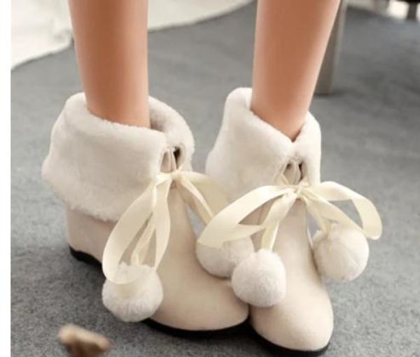 send 2018 winter new style fashion low heel and women's short boots, Black