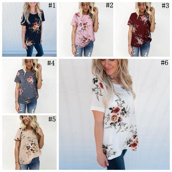 women floral neck t-shirt colors blouse print o short sleeve tees ooa5407 casual tee 6 towoc, Black
women floral neck t-shirt colors blouse print o short sleeve tees ooa5407 casual tee 6 towoc, Black