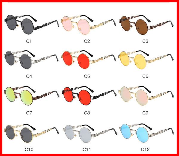 vidano optical round metal sunglasses steampunk men women fashion glasses brand designer retro vintage sunglasses uv400, White;black
vidano optical round metal sunglasses steampunk men women fashion glasses brand designer retro vintage sunglasses uv400, White;black