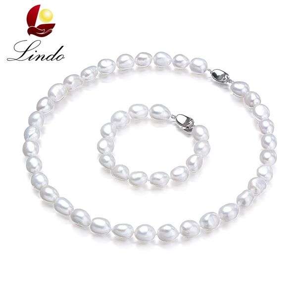 lowest prgenuine pearl jewelry sets elegant white baroque big natural pearl 9-10mm necklaces for women 925 sterling silver, Black
lowest prgenuine pearl jewelry sets elegant white baroque big natural pearl 9-10mm necklaces for women 925 sterling silver, Black