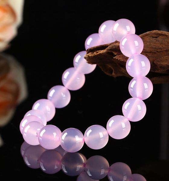 unique beautiful pink bracelet chalcedony beads 10 mm elastic bracelet, Golden;silver
unique beautiful pink bracelet chalcedony beads 10 mm elastic bracelet, Golden;silver