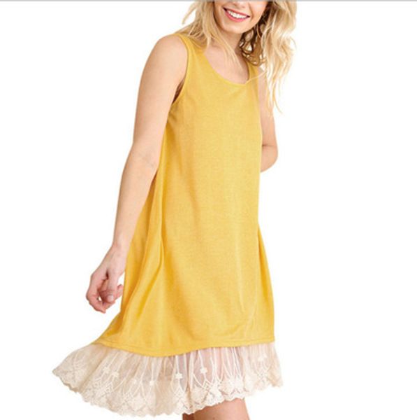 2018 summer europe and the united states women's dress, explosion models sleeveless lace skirt, Black;gray
2018 summer europe and the united states women's dress, explosion models sleeveless lace skirt, Black;gray