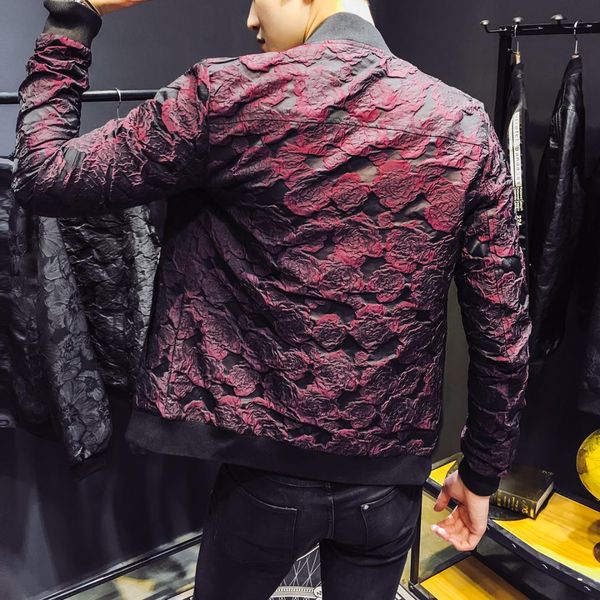 2018 autumn new jacquard bomber jackets men luxury wine red black grey party jacket outfit club bar coat men casaca hombre 4xl, Black;brown
2018 autumn new jacquard bomber jackets men luxury wine red black grey party jacket outfit club bar coat men casaca hombre 4xl, Black;brown