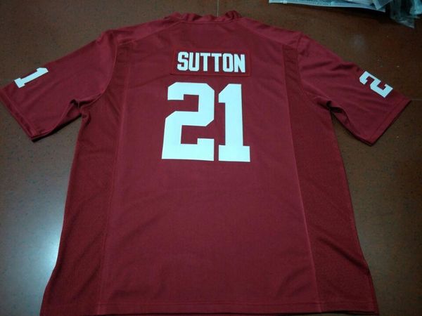 men oklahoma sooners marcelias sutton #21 real full embroidery college jersey size s-4xl or custom any name or number jersey, Black;red
men oklahoma sooners marcelias sutton #21 real full embroidery college jersey size s-4xl or custom any name or number jersey, Black;red