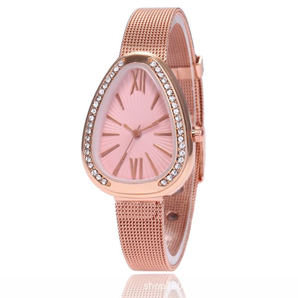 2020selling selling ultra-thin fashion temperament all-match small snake-shaped diamond ladies mesh belt rose gold watch foreign tra, Slivery;brown
2020selling selling ultra-thin fashion temperament all-match small snake-shaped diamond ladies mesh belt rose gold watch foreign tra, Slivery;brown