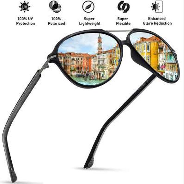 uli polarized pilot fashion sunglasses men women tr90 metal unbreakable frame for fishing baseball driving eyewear oculos gafas, White;black
uli polarized pilot fashion sunglasses men women tr90 metal unbreakable frame for fishing baseball driving eyewear oculos gafas, White;black