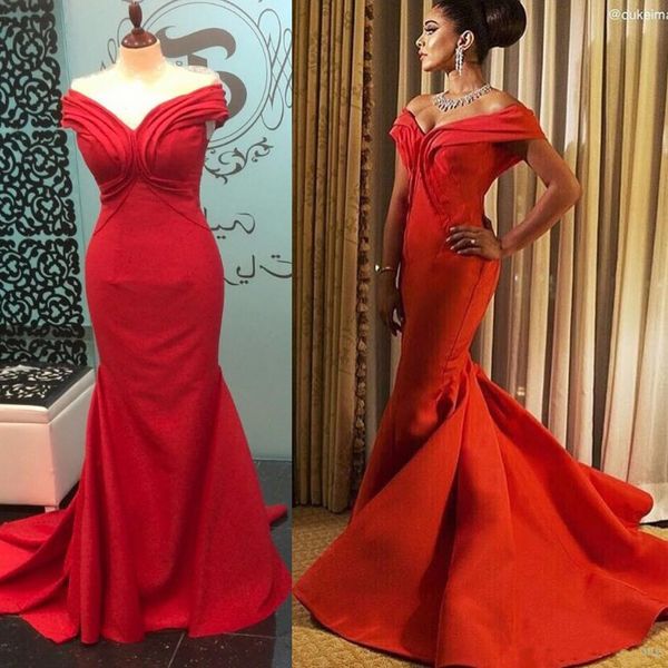 2019 new red off the shoulder ruched design evening dresses mermaid ruffle skirt zipper back prom gowns vestidos de fiesta, Black;red
2019 new red off the shoulder ruched design evening dresses mermaid ruffle skirt zipper back prom gowns vestidos de fiesta, Black;red