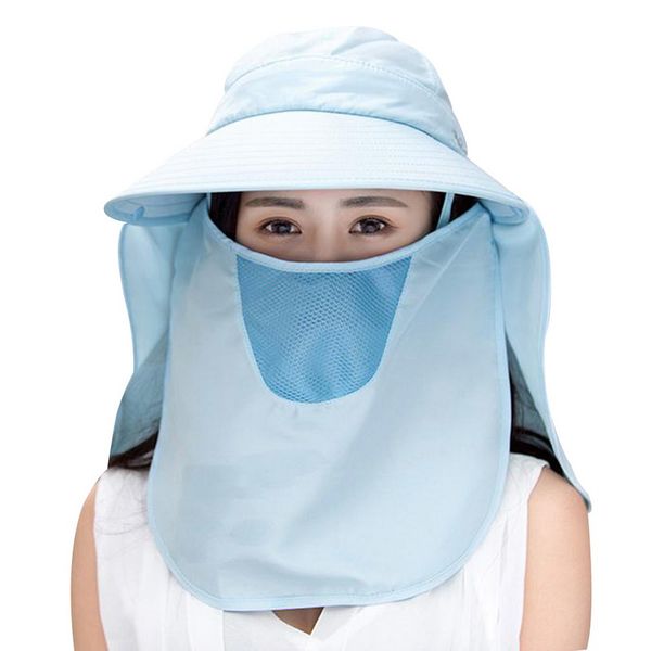 lasperal sun hat protective summer 2018 women chapeu feminino neck cover ear flap uv protection men women sun hats, Blue;gray
lasperal sun hat protective summer 2018 women chapeu feminino neck cover ear flap uv protection men women sun hats, Blue;gray
