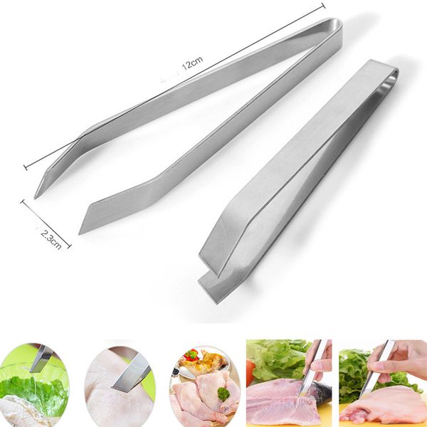 fish bone tweezers stainless steel flat and slant tweezers pliers remover tool meat remover skin pliers clip kitchen tools hh7-1238
fish bone tweezers stainless steel flat and slant tweezers pliers remover tool meat remover skin pliers clip kitchen tools hh7-1238