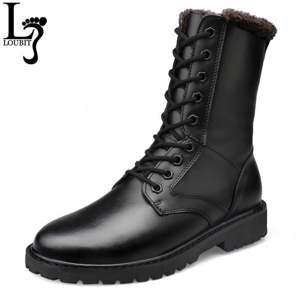 fashion men's high boots fur lace up 2017 leather army boots men boot winter men shoes plus size 52, Black
fashion men's high boots fur lace up 2017 leather army boots men boot winter men shoes plus size 52, Black
